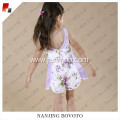 JannyBB design flower printed baby bubble romper